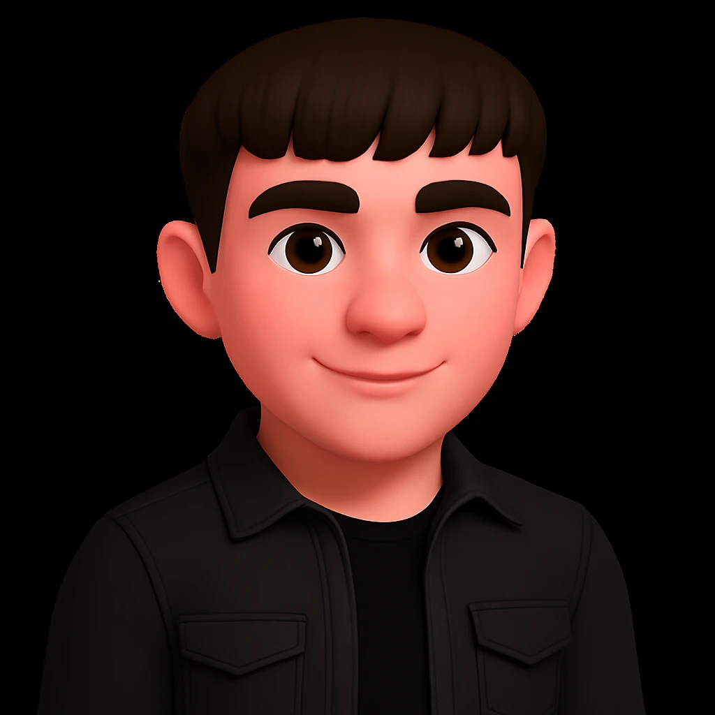 Make the skin color of the young man more pinkish, do not change anything else, keep the style and all details as they are. The original style should be preserved exactly as in the reference image. emoji