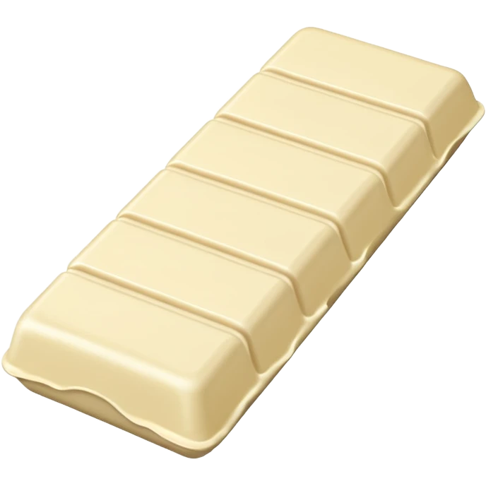 white chocolate bar 🍫  emoji