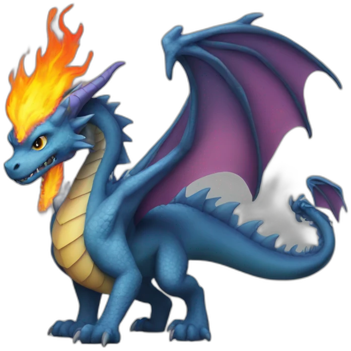 flamme dragon emoji