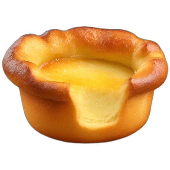 Yorkshire pudding emoji