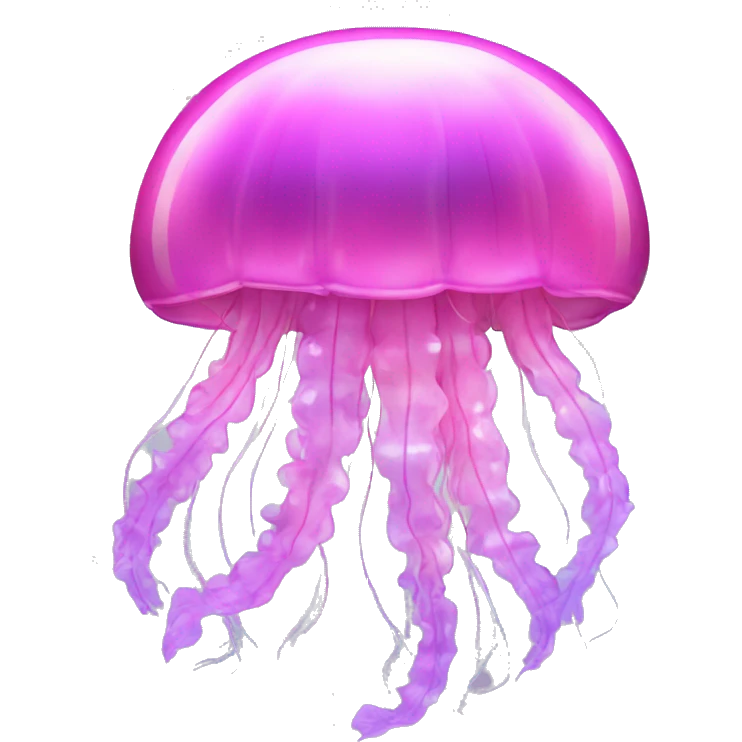 pink shimmery iridescent jellyfish emoji