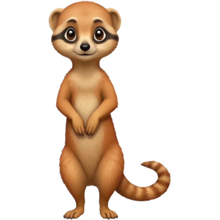 a red meerkat emoji