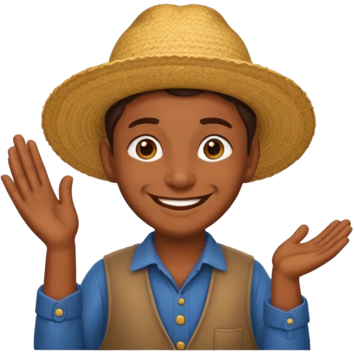 Namaste emoji sticker farmer  emoji