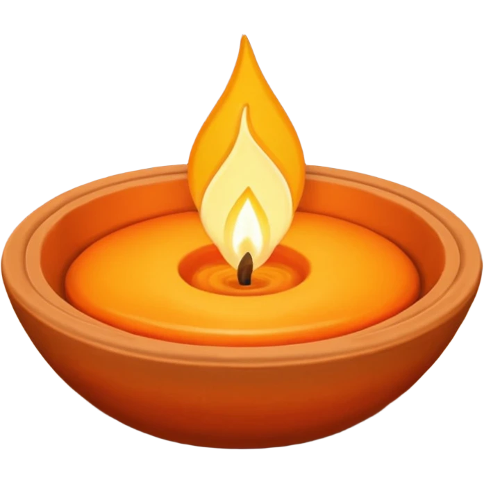 diya, with oil. emoji