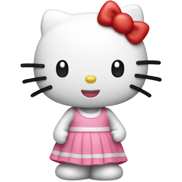 Hello kitty saying have a blessed day emoji