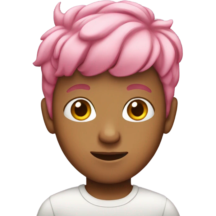 pink-haired boy with earrings emoji