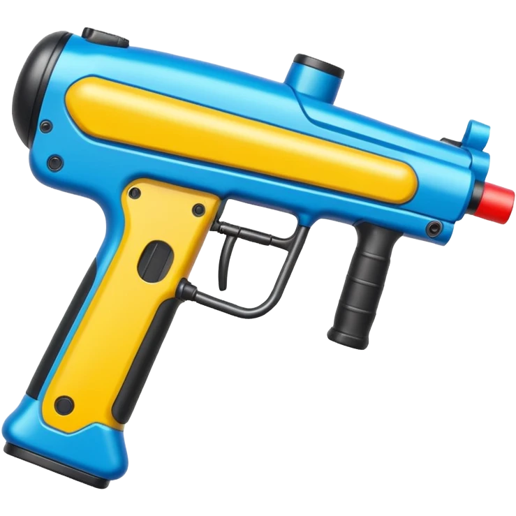 paintball gun multicolor emoji