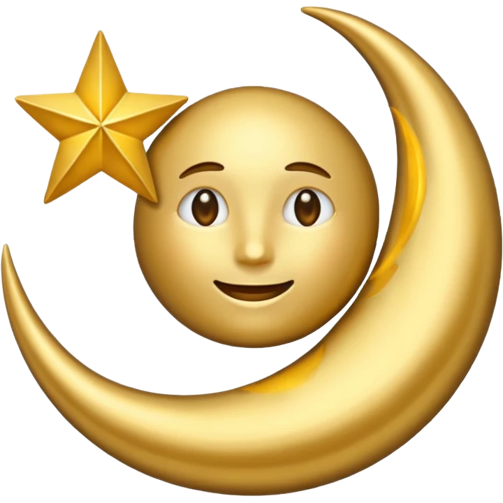 Creat an Star and Crescent emoji emoji