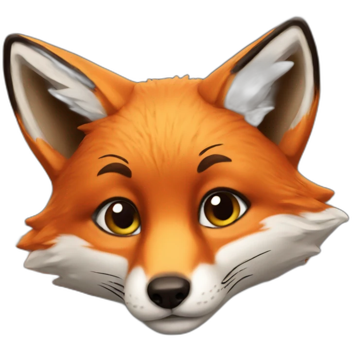 fox realistic emoji