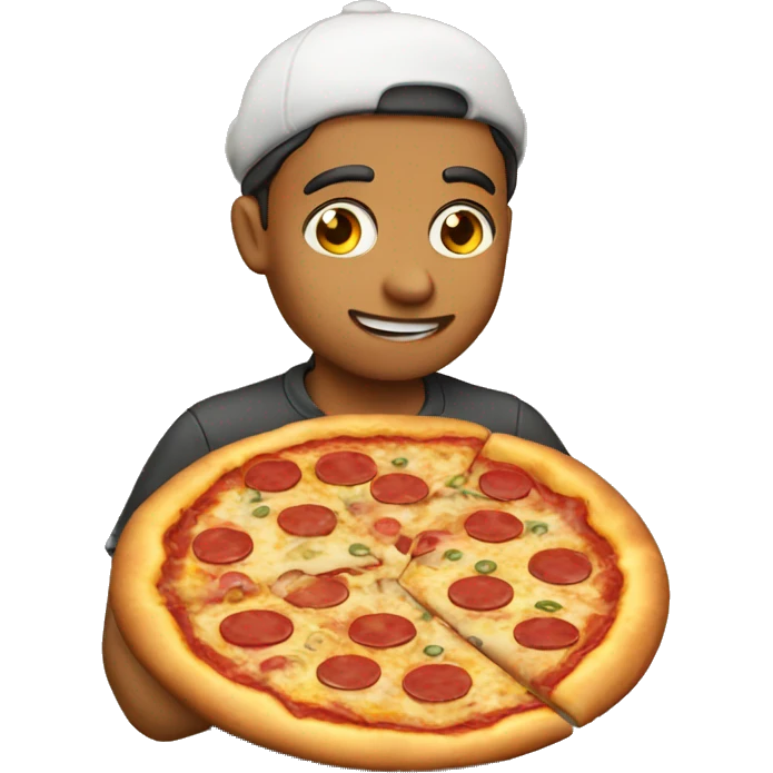 pizza eater emoji