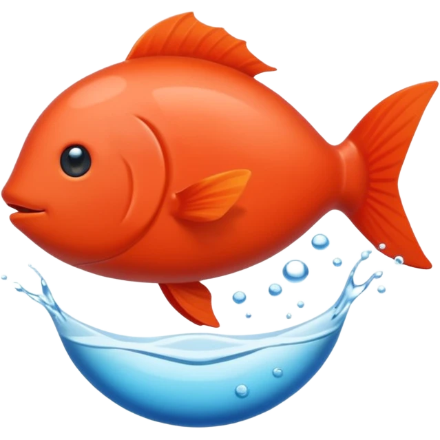 Un savon qui vole avec un poisson dans le bec emoji