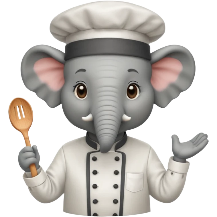 chef elephant emoji