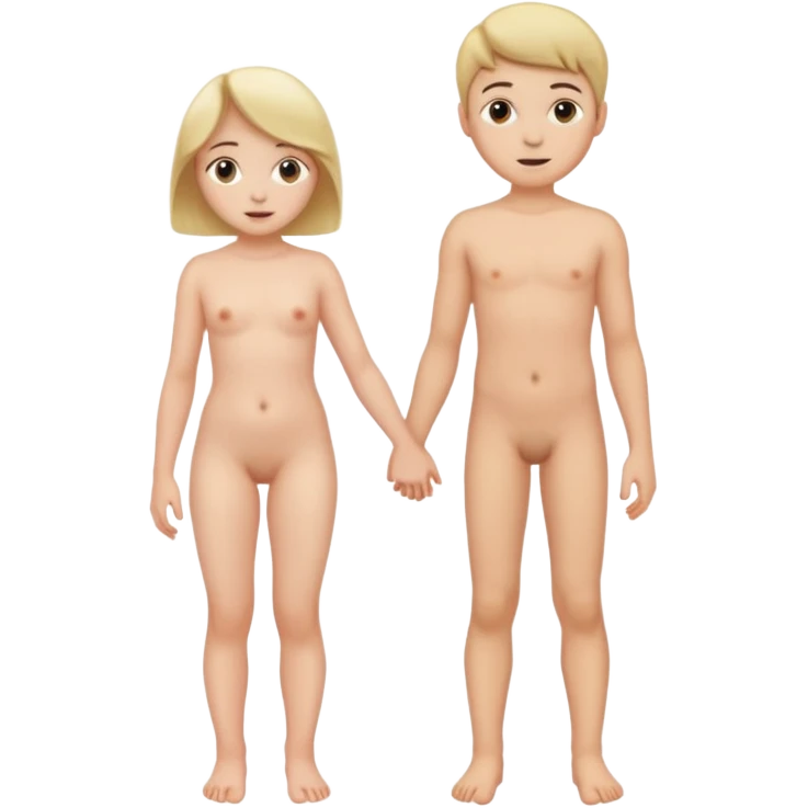 Kız erkek çırılçıplak boydan emoji