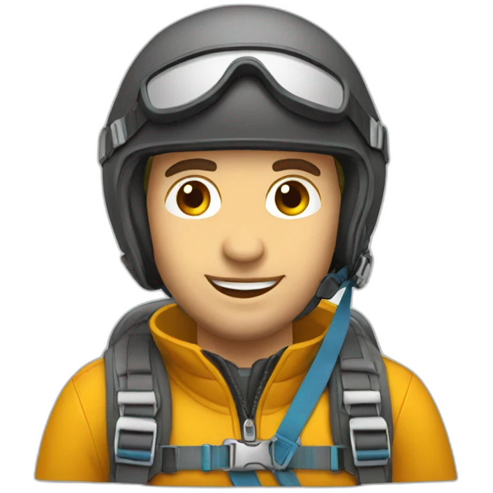 piloto parapente emoji