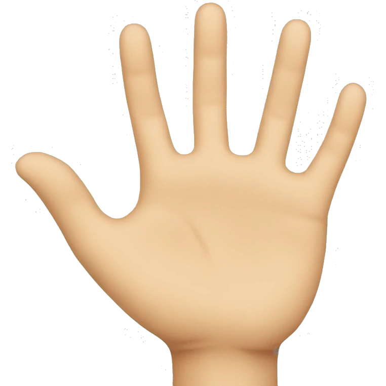 W hand emoji