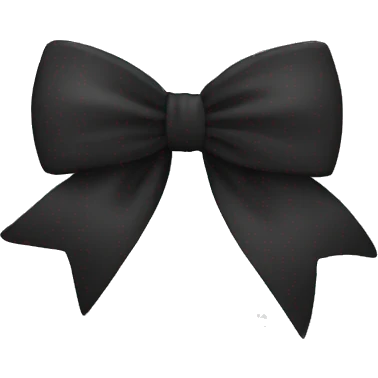 black bow emoji