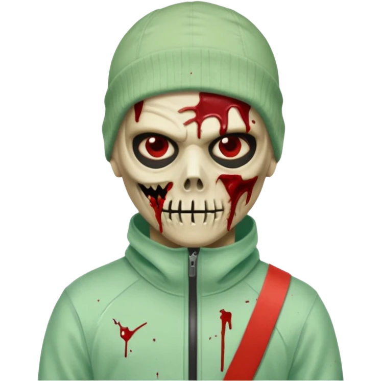 make a, zombie, boy,ski mask pull from nike ou syna emoji