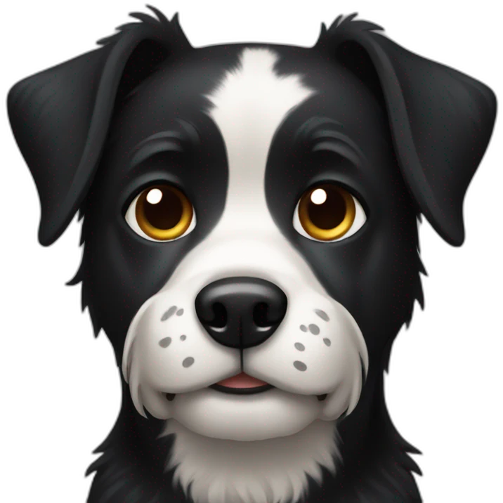 black dog emoji