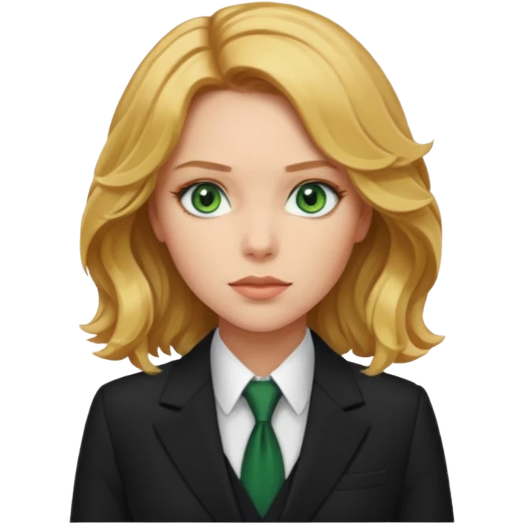 natasha romanoff with blond wavy hair emoji