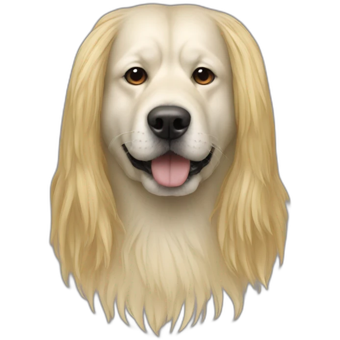 mask-like-dog-longhair-japanese-massive-man emoji