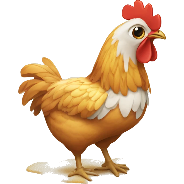 Poulet plage emoji