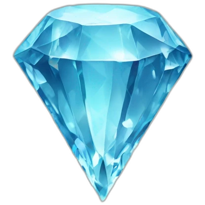 Melting diamond emoji