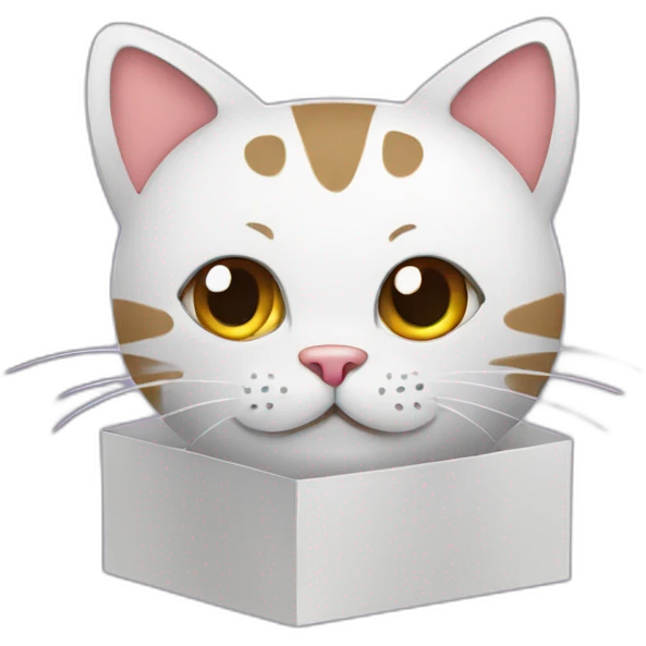 cat gift box emoji