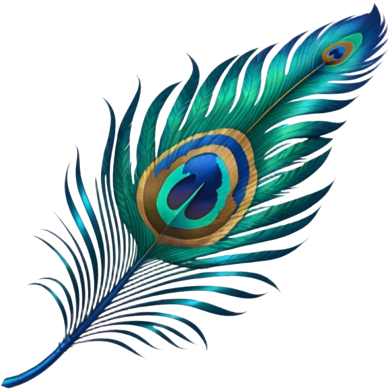 peacock feather emoji emoji