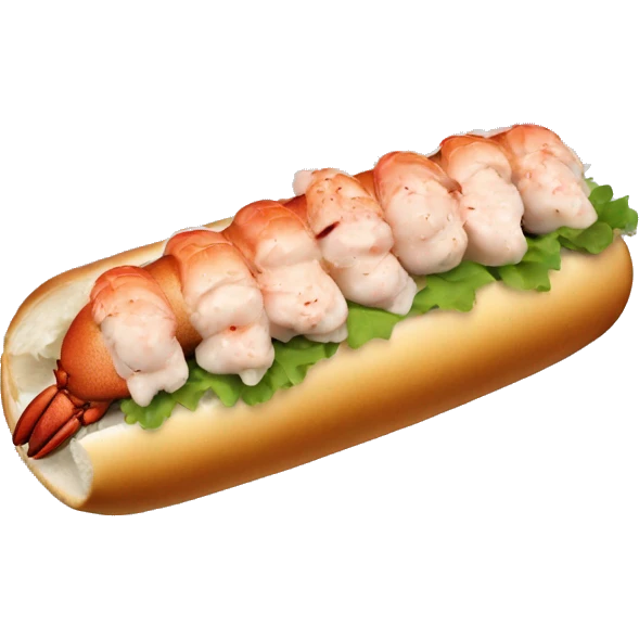 Cold lobster roll emoji