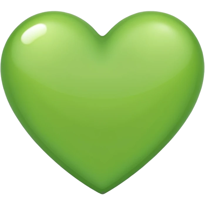 Light green heart emoji