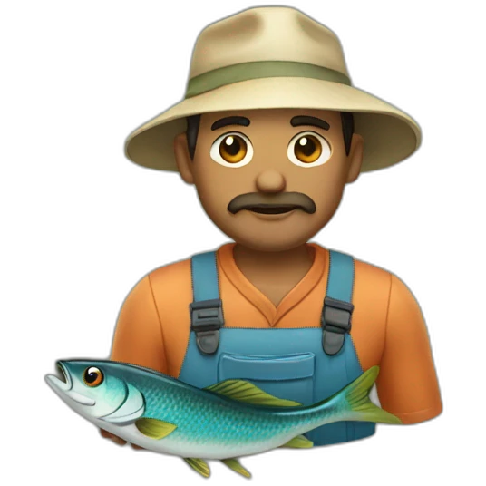 pescador emoji