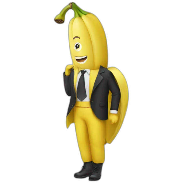 banana costume man emoji