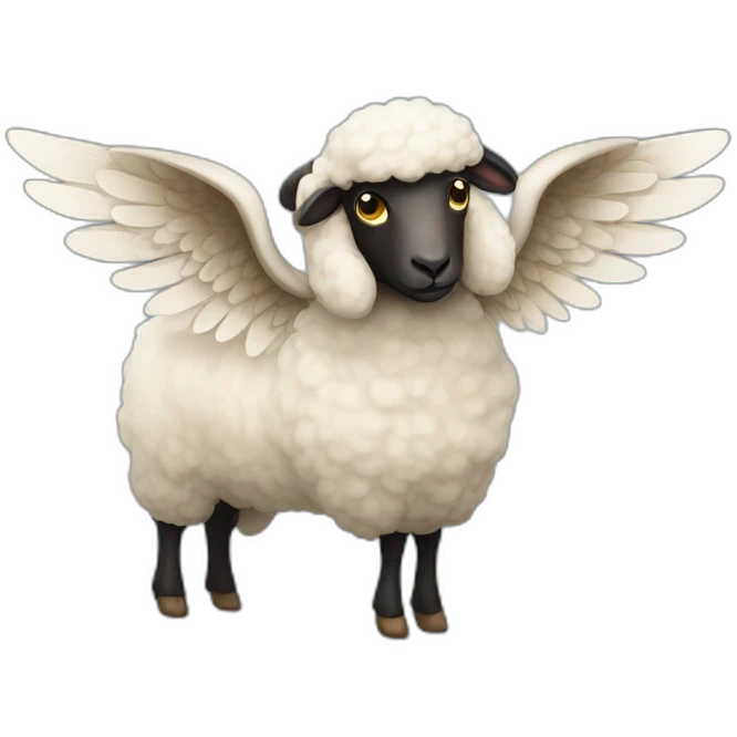 Winged Sheep emoji