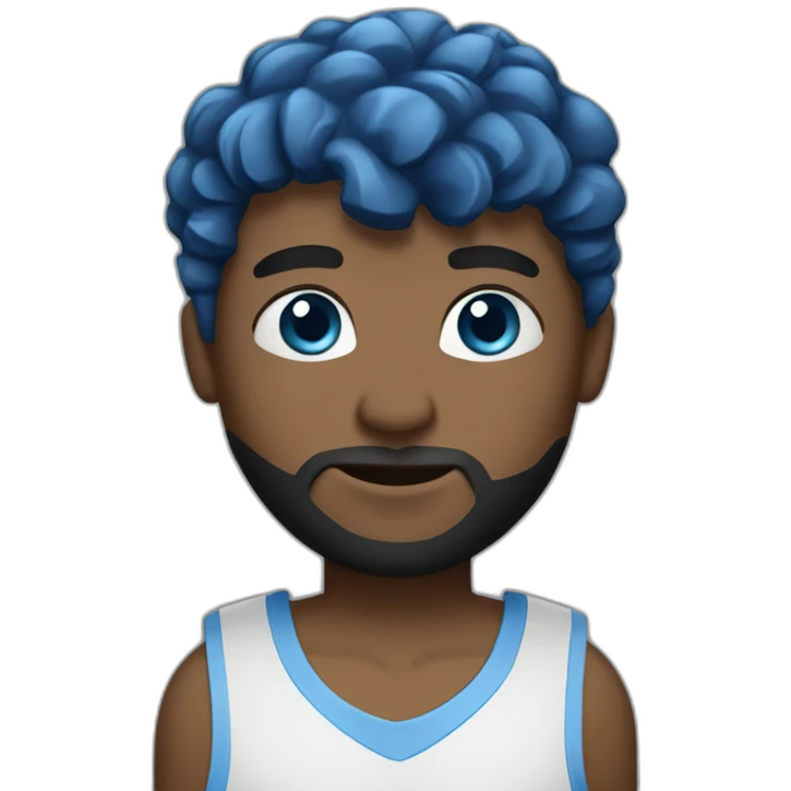 white-man-braun-hair-blues-eyes-blue-basketball-player emoji