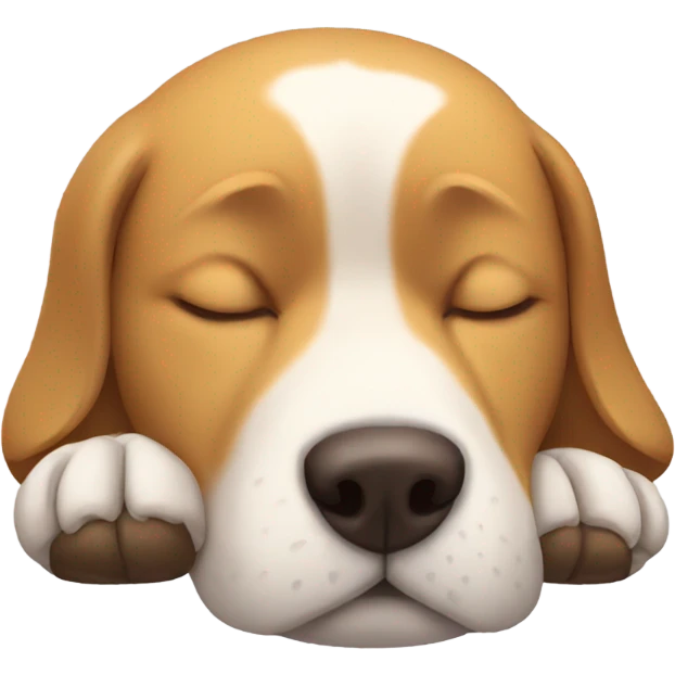 Sleeping dog emoji