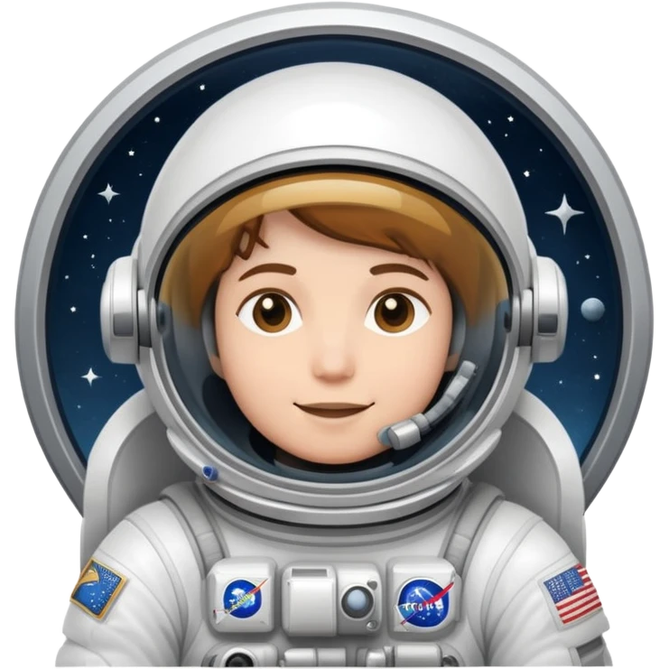 astronaut floating in space emoji