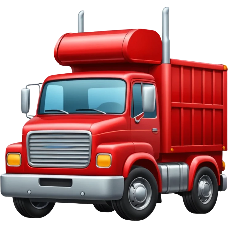 A truck going right direction emoji