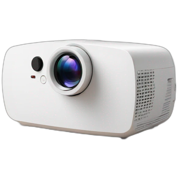 SMART Movie Projector - White Round on Table emoji