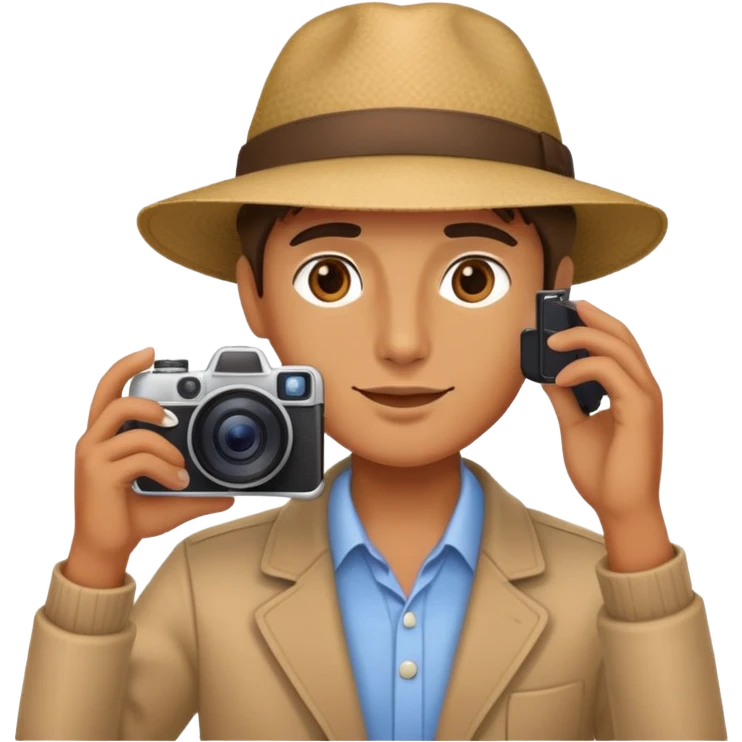 person taking a photograph emoji