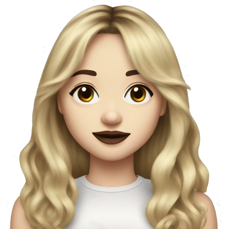 sabrina carpenter with bangs emoji