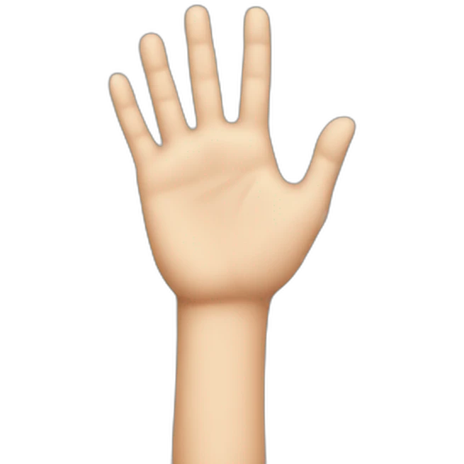 Hand emoji