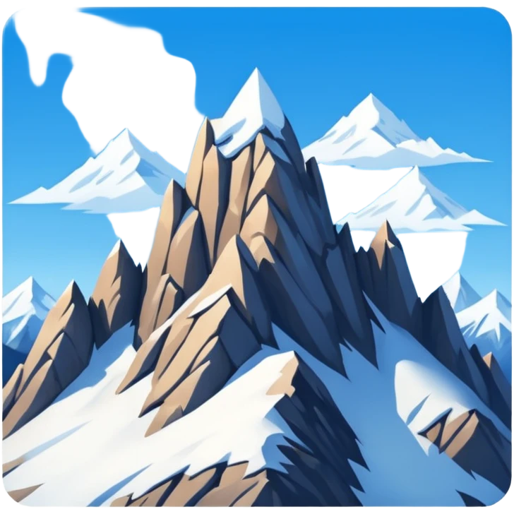 Mountain emoji