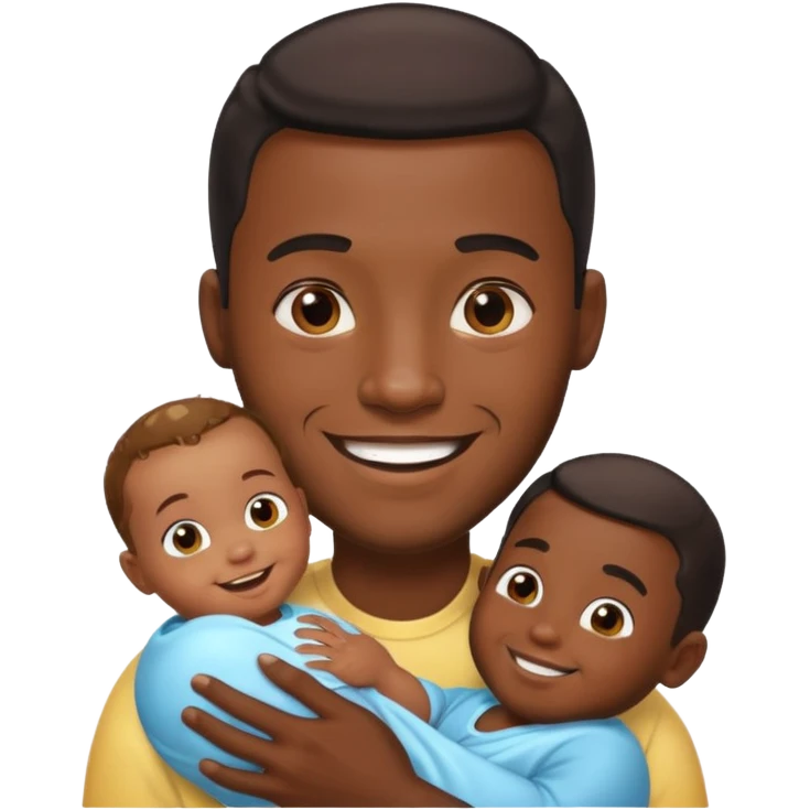 do an emoji of a black guy with baby oil emoji