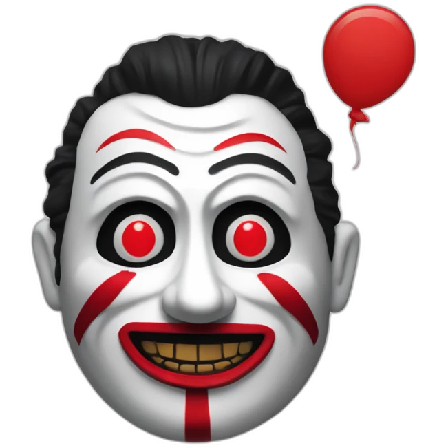 Billy the puppet from Saw emoji