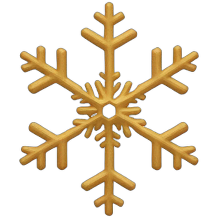 A snowflake emoji