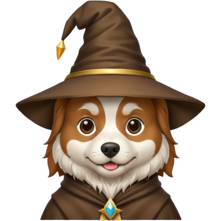 Dog wizard emoji
