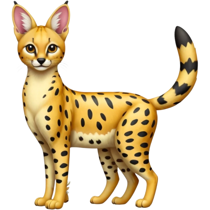 Bird-serval-mango-hybrid (full body) emoji