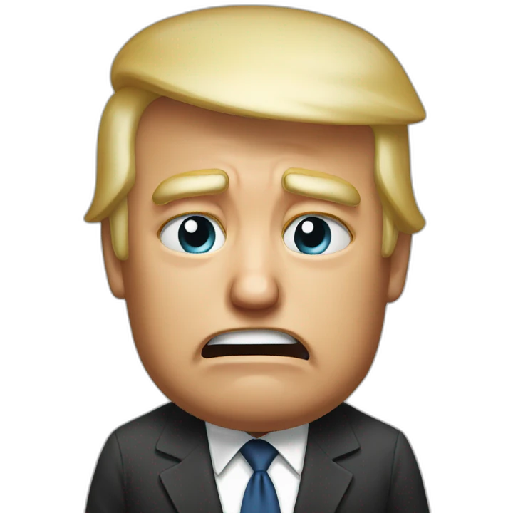 Trump crying emoji