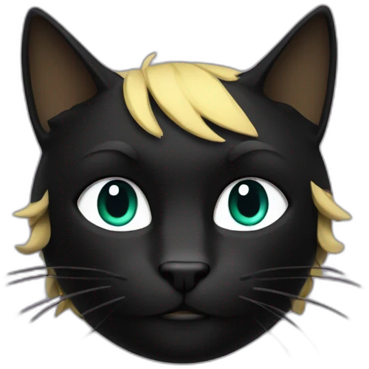 Chat noir emoji