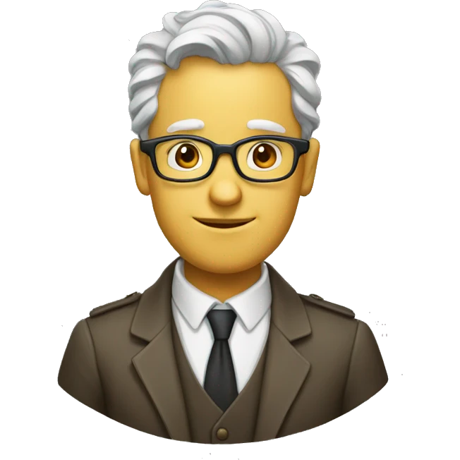 Réfléchir intellectuel  emoji